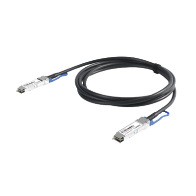 Cable DAC QSFP28 de 100 Gbps a 100 Gbps / Passive Direct Attach Copper Twinax Cable / Longitud: 1 metro