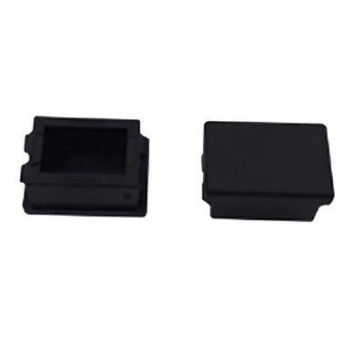 Inserto ciego para placas acopladoras LP-FO-D06 y LP-FO-D12, color negro, Bolsa con 100 pcs
