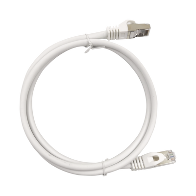 Patch Cord Cat6A 10G blindado 2M ( 6.25 ft ) BLANCO