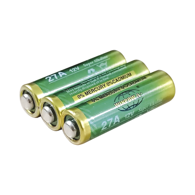 Bateria Alcalina / No Recargable / Tamaño 27 A / 12 V / Uso en Controles Remotos, Juguetes, Linternas, Timbres y Otros, Venta por Pieza.