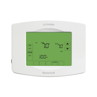 Termostato Touchpro inalambrico, para el control de clima, se integra a soluciones LUTRON RadioRa2/RA2 Select.