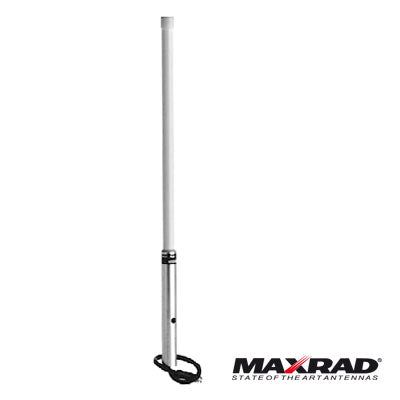 Antena Base UHF, Fibra de Vidrio, Rango de Frecuencia 470 - 480 MHz.