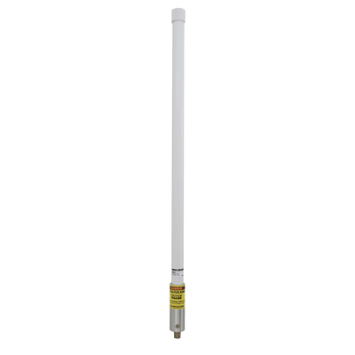 Antena base de fibra de vidrio MAXRAD, Frecuencia  896-940 Mhz, Ganancia 3dB.