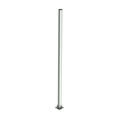 Poste de Acero Galvanizado para Videovigilancia, 4 m de altura.