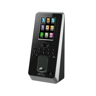 Terminal multimedia con Reconocimiento Facial / Teclado / Huella / Hasta 4000 Rostros(1.1) / 4,000 Huellas