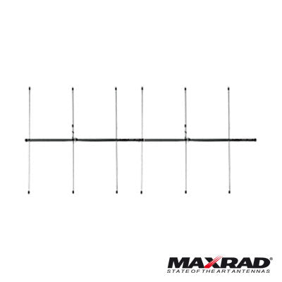 Antena Base VHF, Direccional, rango de frecuencia 132 - 150 MHz (Yagi 6 elementos).