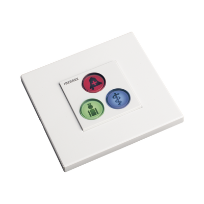 Modulo de 3 Botones iluminados / Alarma / Cancelar y Código Azul / BUS RS485 / Compatible con NX0019/B, NX1021 Y NX0015