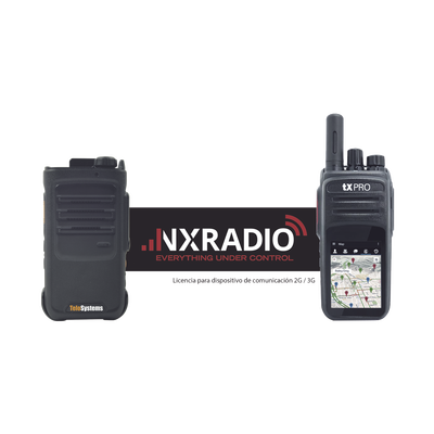 12 meses de Servicio NXRadio para Terminales de Radio NXPOC130, RG360 y M5.