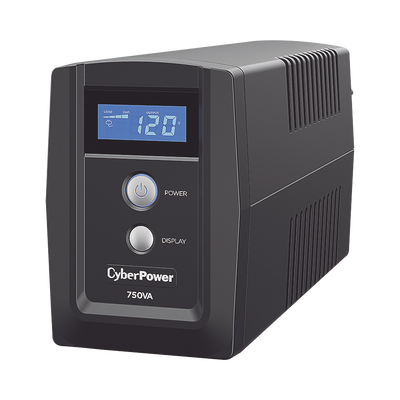 UPS de 750 VA/300 W, Topología Línea Interactiva, Entrada 120 Vca NEMA 5-15P, y 6 Salidas NEMA 5-15R, Con Regulador de Voltaje (AVR)