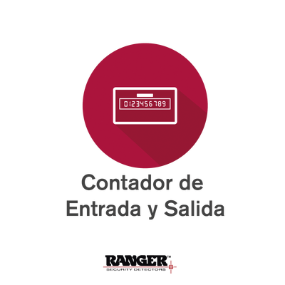 Opcion de Contador de Entradas y Salidas de Personas Para Arcos INTELLISCAN / Solo Para Equipos Bajo Pedido / No Compatible con Arcos ya Instalados o Fabricados