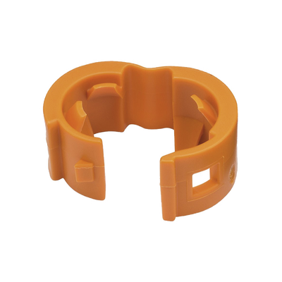 Kit de 25 Clips de Identificación Para Patch Cords, Compatible con Diámetros de 4.7 a 7.8 mm, Color Naranja