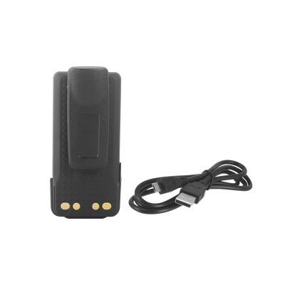 Batería con cargador USB integrado de Li-Ion 2600MAH  con clip  para radios XPR3300/3500