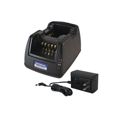 Multicargador rápido Endura de 2 cavidades para bateria PMNN4071R, para radio Motorola MAG-ONE/ BPR040