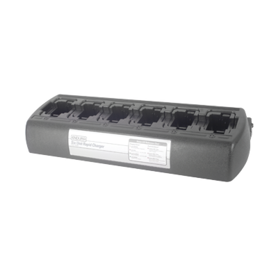 Multicargador  rápido de escritorio de 6 radios para baterías KNB45L, KNB63L/65L