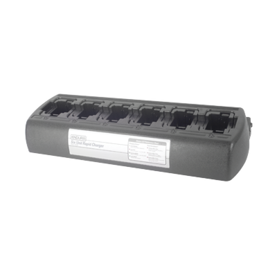 Multicargador rápido de escritorio de 6 radios para baterías KNB45L, KNB63L/65L