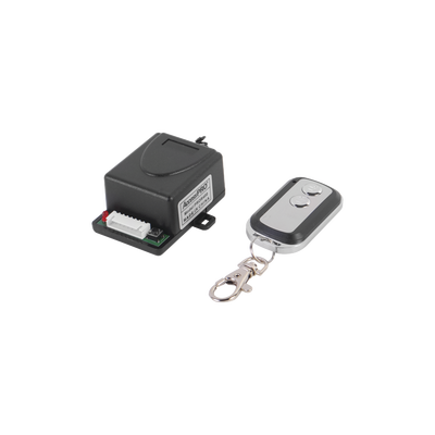 Receptor con 2 Relevadores y Control Remoto hasta 50 metros.