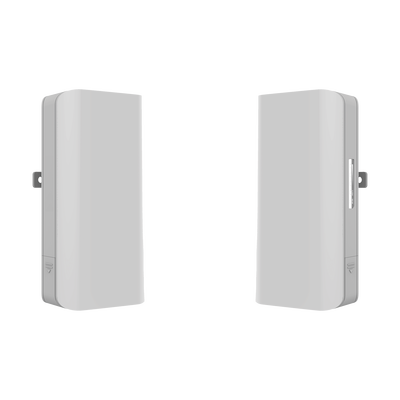 Kit completo Punto a Punto Pre-Configurado hasta 1 Km listos para enlazar, administrable en la Nube, Banda 5Ghz AC WAVE2 MU-MIMO 2X2, Puertos 10/100.