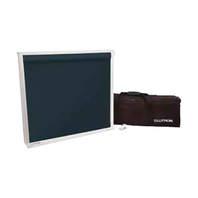 Persianas Roller Triathlon Lutron a baterías e inalámbricas.