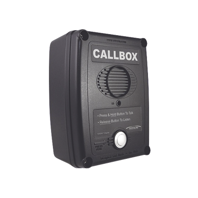 Callbox, Intercomunicador Inalámbrico Vía Radio VHF 150-165MHZ, Serie Q7 en Color Negro