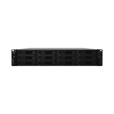 Servidor de Almacenamiento RackStation RS2423RP+ | 12 Bahías | 2U | Hasta 216 TB | Rendimiento 3,500/1,700 MB/s | Expansión a 432 TB | 10GbE | Fuentes de Alimentación Duales | Alta Disponibilidad.