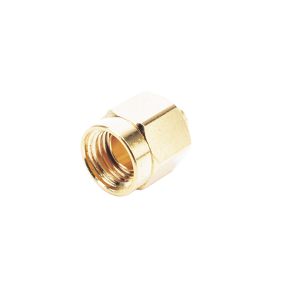 Conector SMA Macho para cable Semi-Rígido de 0.085" de Diámetro, Oro/ Oro/ Teflón.