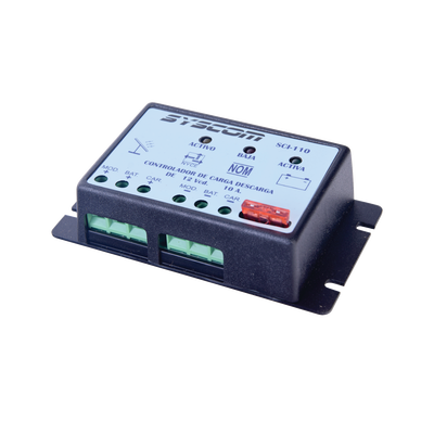 Controlador de Carga y Descarga para Sistemas Solares, 10 A., 12 Vcc