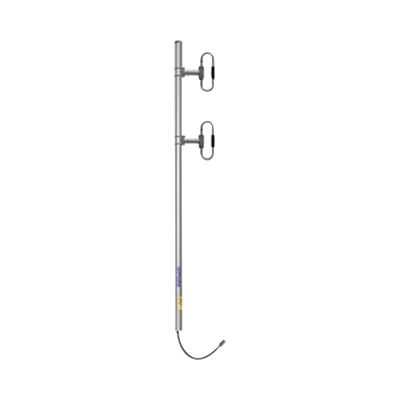 Antena Base de 2 Dipolos, 406-512 MHz, 5.5 dBd, 106 MHz Ancho de Banda, OFFSET, 150 Watt, N Hem, Inclinación Opcional "Tilt" de 0, 2, 4, 6, 8 o 10 Grados.