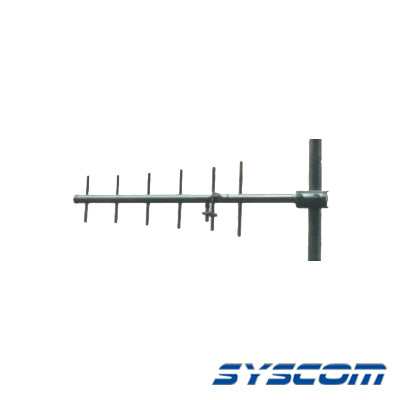 Antena base UHF, direccional, rango de frecuencia 450 - 470 MHz