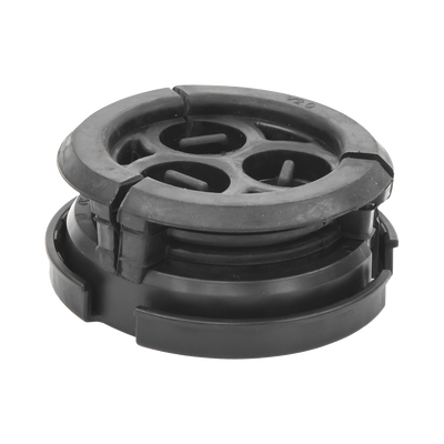 Bota pasamuro de 4". Incluye 3 orificios para cable coaxial de 7/8"