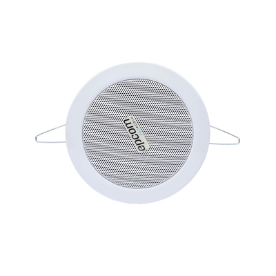 Altavoz 4" | Montaje en Techo | 3 - 6W | 70/100V | Frente Metálico | Resistente a Humedad
