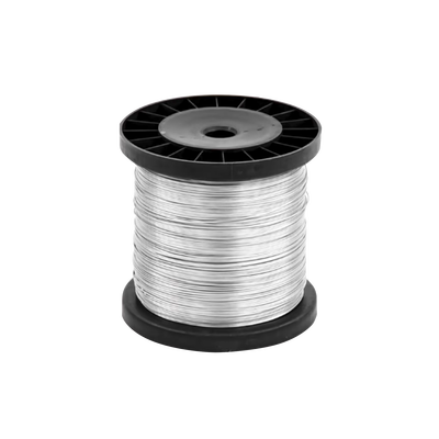 Bobina de 500 Metros / Alambre de Aluminio Reforzado / 16 AWG / Para Intemperie / Ideal para Cercas Electrificadas.