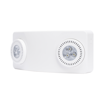 Luz de Emergencia Dual LED /520lm/uso rudo/montaje en pared o techo/batería de respaldo incluida