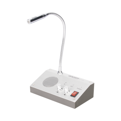 Sistema de Intercomunicación | Ideal para Ventanillas | Audio de voz de dos vías | 12V/1A 3W | Micrófono Interior + Micrófono Exterior