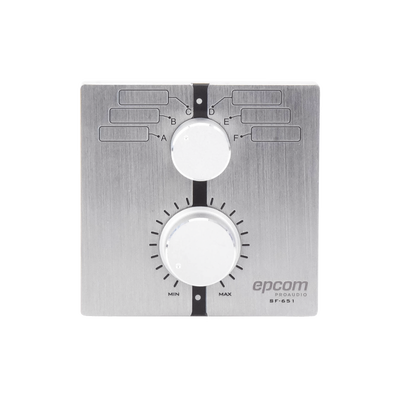 Control de  Volumen Remoto con Selector de Canales │Compatible con Amplificador SF2240UC - SF4240UC