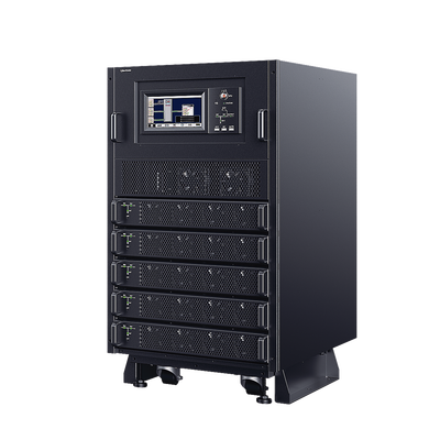 UPS Modular Trifásico Escalable de 40 kVA/40 kW, Topología Online Doble Conversión, Voltaje de 208/220 Vca de L-L, Respaldo de 4 Minutos al 100% de Carga, Incluye Módulo y Banco de Baterías
