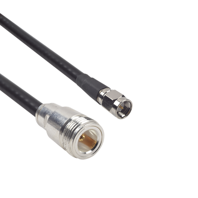Cable LMR-240UF (Ultra Flex) de 60 cm con conectores N Hembra y SMA Macho.
