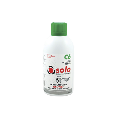 Lata De Gas De Monóxido De Carbono (CO) Genuino Para Prueba De Detectores De CO, Uso Manual o En Dispensadores SOLO-330/SOLO-332, Listado UL