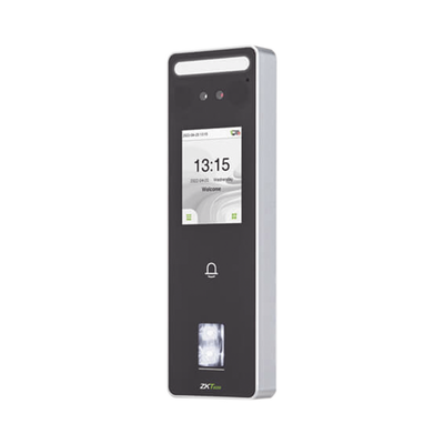 Biometrico Para Control de Acceso y Tiempo y Asistencia con Reconocimiento Facial y lLectura de Código QR / Con Salida de Relevador Para 1 Puerta