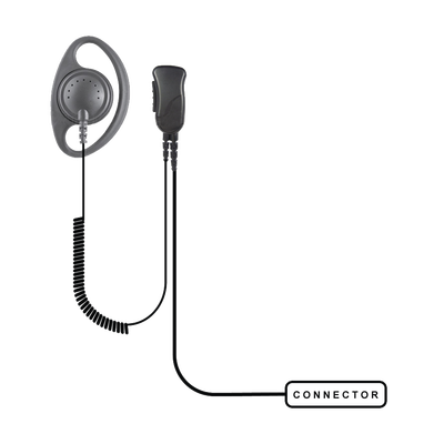 MICRÓFONO DE SOLAPA P/ SEGURIDAD PRIVADA P/ ICOM IC-F3 / IC-F4 / IC-F3S / IC-F4S / IC-H2.