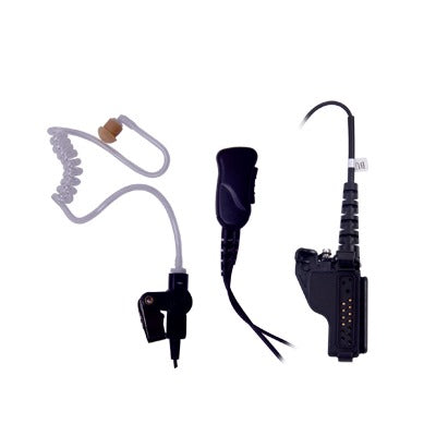 ​MICRÓFONO DE SOLAPA CON AUDÍFONO DISCRETO P/ MOTOROLA XTS3000/ ASTRO/ HT1000/ MT2000/ MTS2000/ MTX8000/ 838/ 9000.