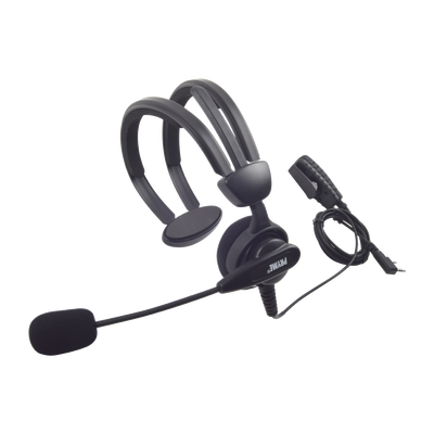 Diadema acolchonada solo un lado con boom flexible para kenwood