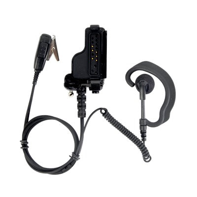 MICRÓFONO DE SOLAPA ESTILO GANCHO P/ MOTOROLA XTS3000/ ASTRO/ HT1000/ MTX8000/ 838/ 9000/ GP9000/ XTS5000/ GP1200.