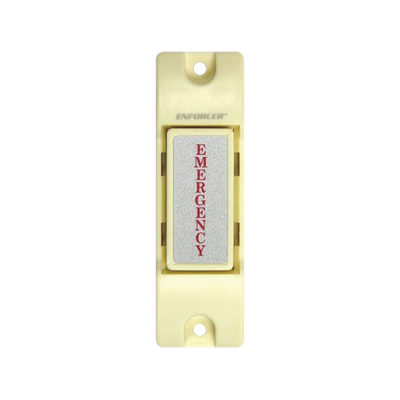 Botón de Emergencia / Botón de Pánico / Ideal como botón de pánico / Montaje de Superficie / Relevador NC/NO Momentáneo / Uso con Sirenas y Estrobos / Ideal para Control de Acceso