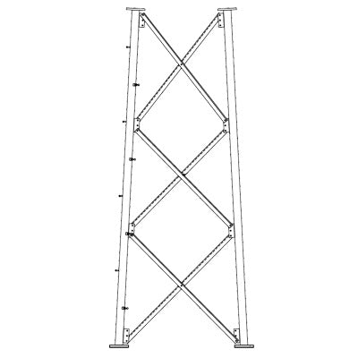 Sección 10 Base para Torre Autosoportada línea SSV (Código de Fábrica: 10N183)