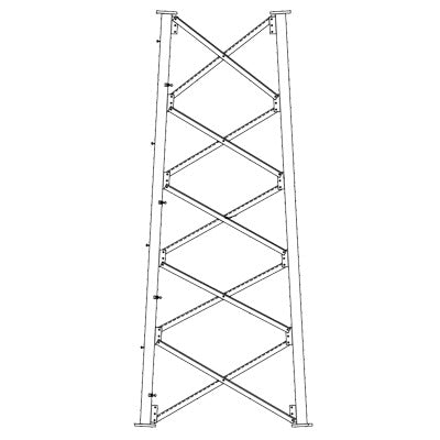 Sección 7 Base para Torre Autosoportada línea SSV (Código de Fábrica: 7N165)