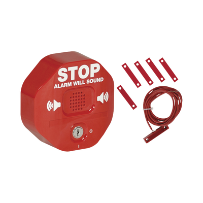 Alarma multifunción Exit Stopper® para puerta doble