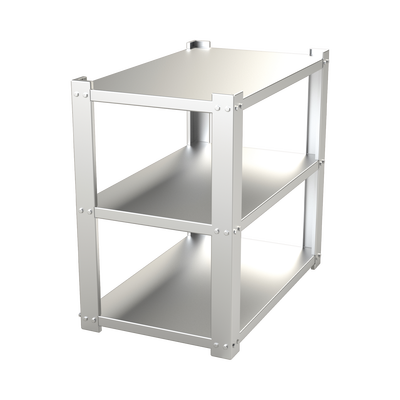 Estante Galvanizado de 3 Niveles para 9 Baterías Similares a PL110D12. Compatible SYG180V2G.