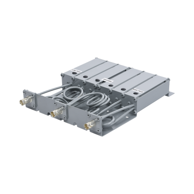 Duplexer SYSCOM en VHF, 6 Cav. 136-148 MHz, 50 Watt, 5 MHz Sep. Rechazo de Banda, BNC Hembras.