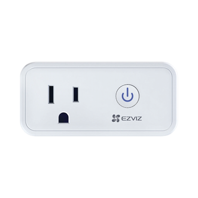 Enchufe Inteligente / Wi-Fi / Control a través de la Aplicación EZVIZ / Permite Conocer el Consumo De Sus Dispositivos Conectados / Personalizar Horarios / Soporta Asistente de Voz de Google y Alexa
