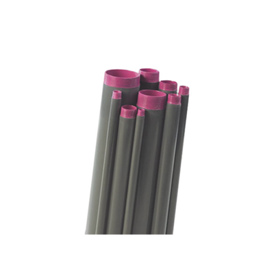 Tubo Conduit rígido de aluminio de 2” (50.8 mm) con recubrimiento de PVC de 3.05 m con cople.